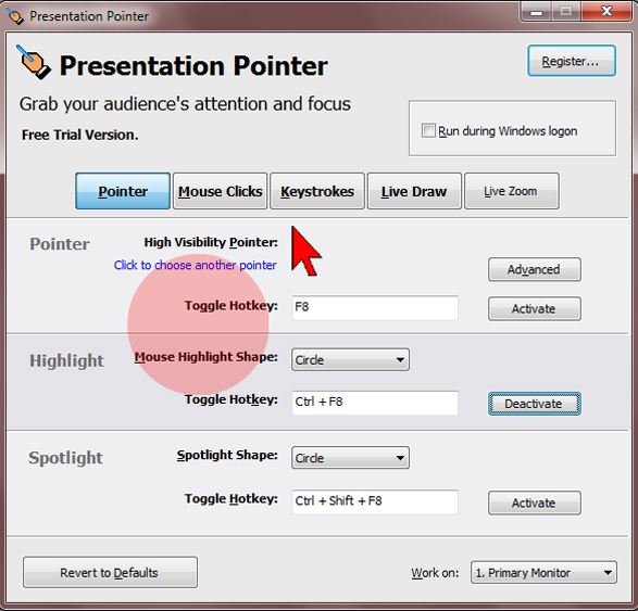 presentation pointer cyprus