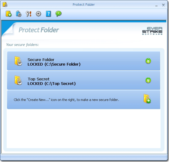 Protect Folder Screenshot