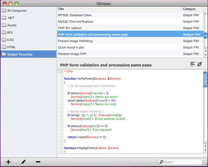Development Tools Software Screenshot