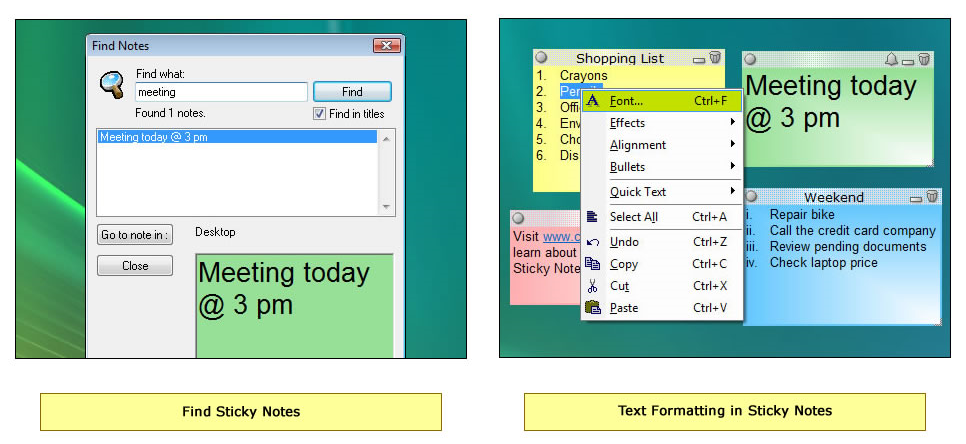 Quick Notes Plus, Notes Software Screenshot