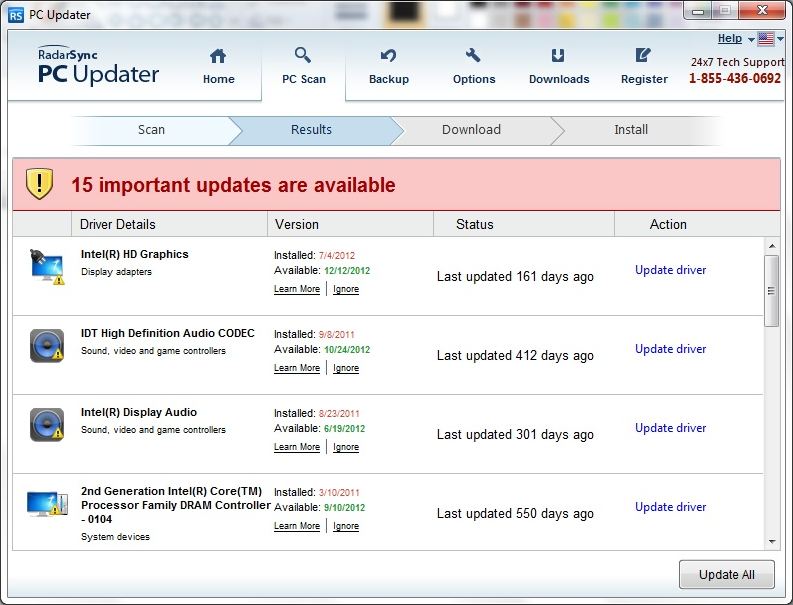 System Tweaker Software Screenshot