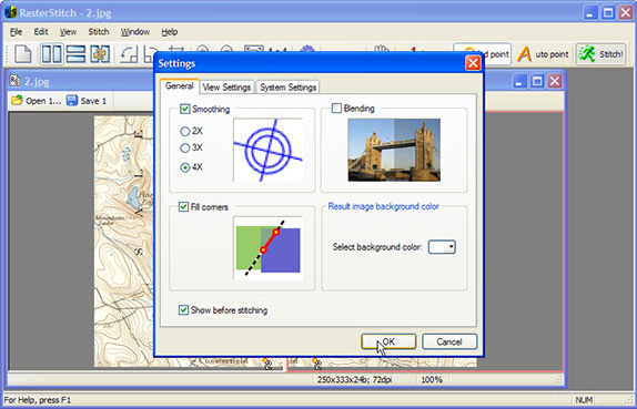 RasterStitch, Design, Photo & Graphics Software Screenshot