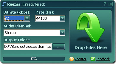 Reezaa MP3 Converter Screenshot