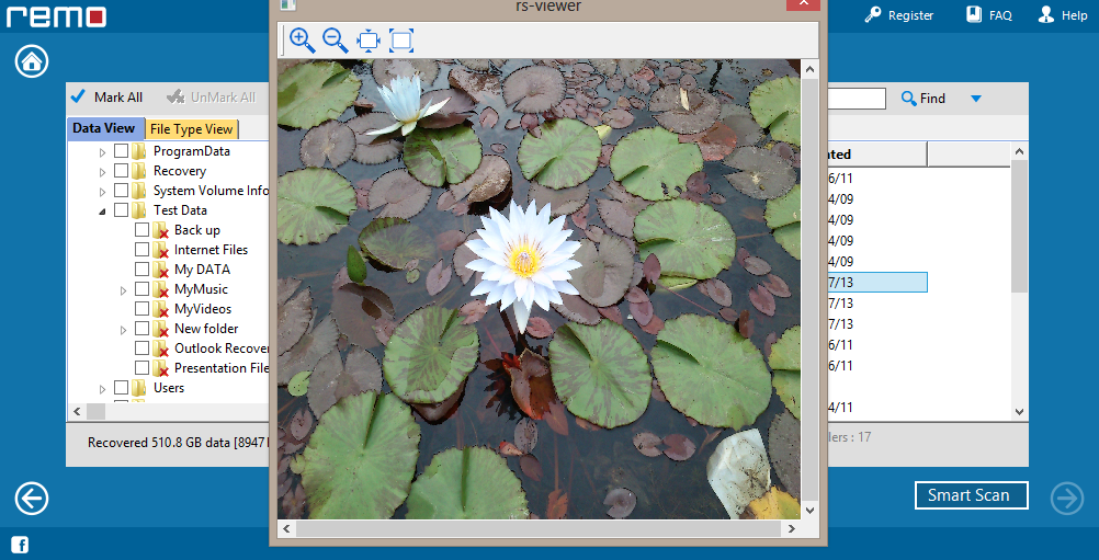 Remo Recover, Software Utilities Screenshot
