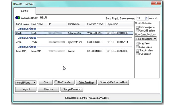 Remote Access Software, Remote Control Software Screenshot