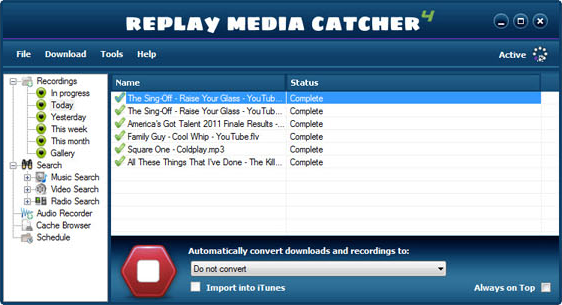 Video Capture Software Screenshot