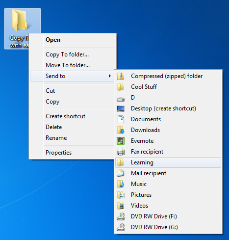 Desktop Enhancements Software, Right Click Enhancer Professional Screenshot