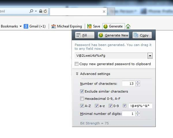 RoboForm Desktop, Security Software Screenshot
