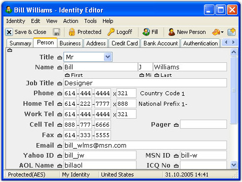 RoboForm2Go v7, Password Manager Software Screenshot