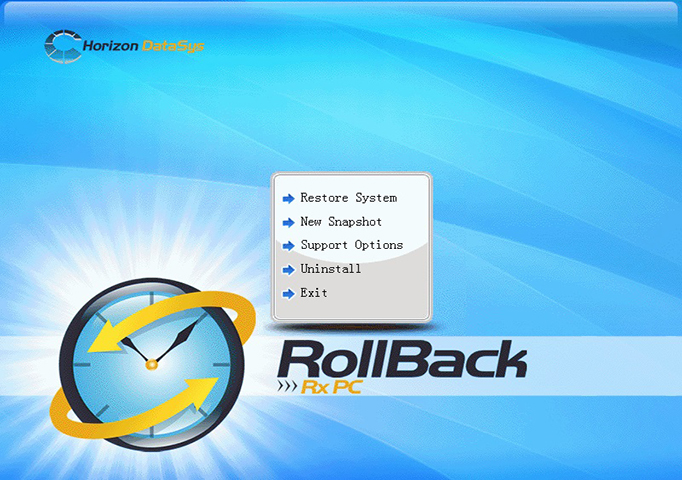 RollBack Rx Professional, Security Software Screenshot