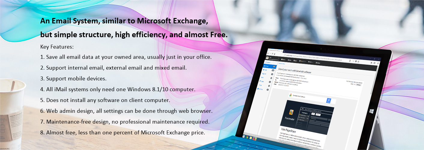 Sanwhole Exchange iMail Server Business Ultimate Edition LTUD Screenshot