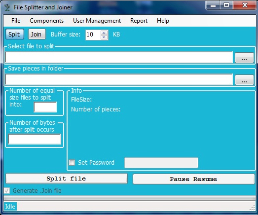 SATAK Splitter Enterprise Edition Screenshot