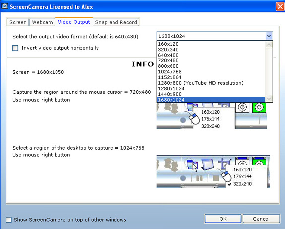 ScreenCamera Toolbar, Design, Photo & Graphics Software Screenshot