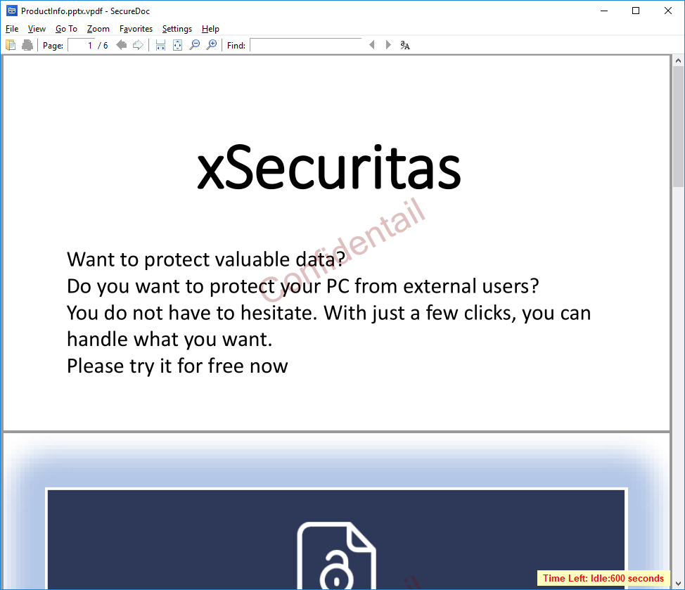 Secure Doc, Business & Finance Software Screenshot