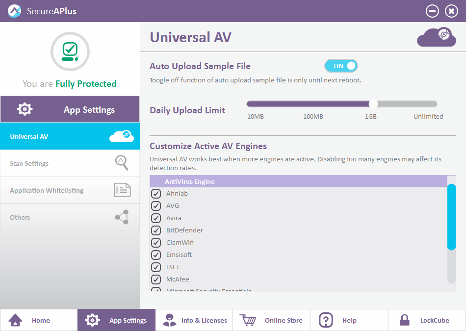 Antivirus Software Screenshot