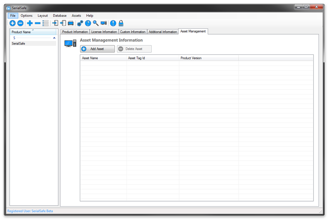 Document Management Software, SerialSafe Screenshot