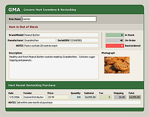 Sesame Database Manager Personal, Database Management Software Screenshot