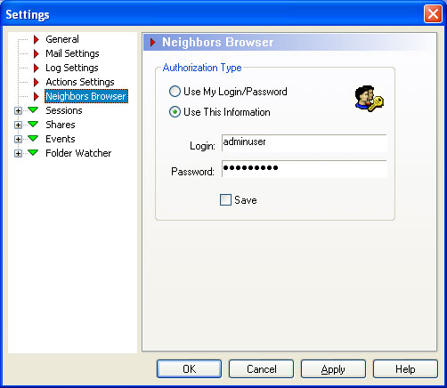 Security Software, Access Restriction Software Screenshot
