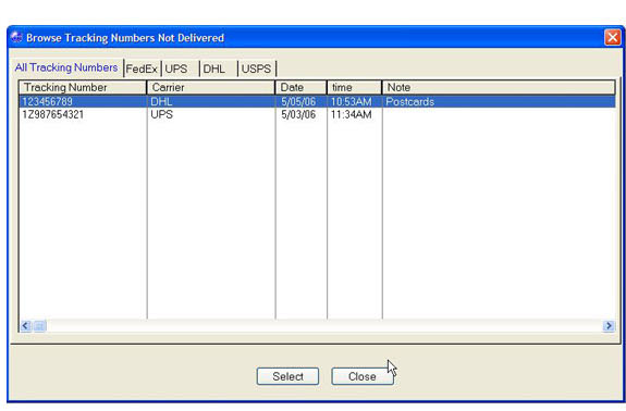 Organization Software, Shipmate Screenshot