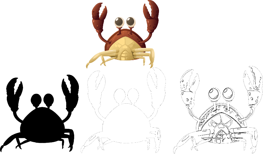 Silhouette, Outline and Line Art Image Creator Screenshot