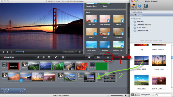 Slideshow Software Screenshot