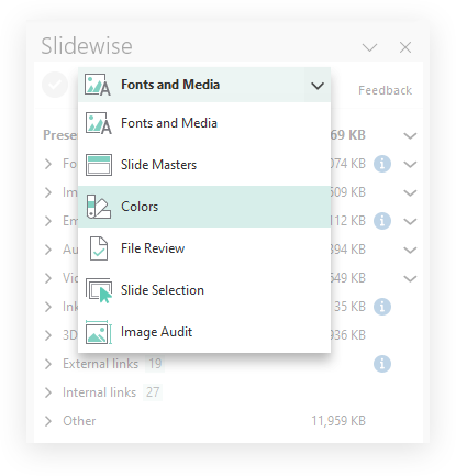 Slidewise, Business & Finance Software Screenshot
