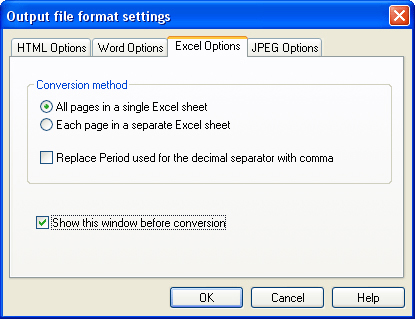 PDF Conversion Software, Smart PDF Converter Screenshot