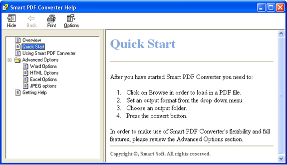 Smart PDF Converter, Business & Finance Software, PDF Conversion Software Screenshot