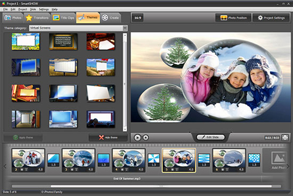 SmartSHOW, Design, Photo & Graphics Software Screenshot