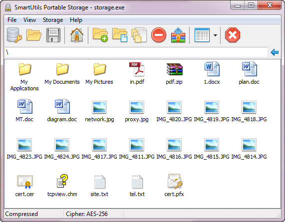 SmartUtils Portable Storage - File Management Software for