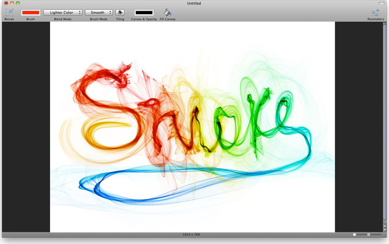 Art Technique Software, Smoke Screenshot