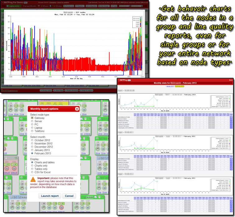 SMTPing, Internet Software Screenshot