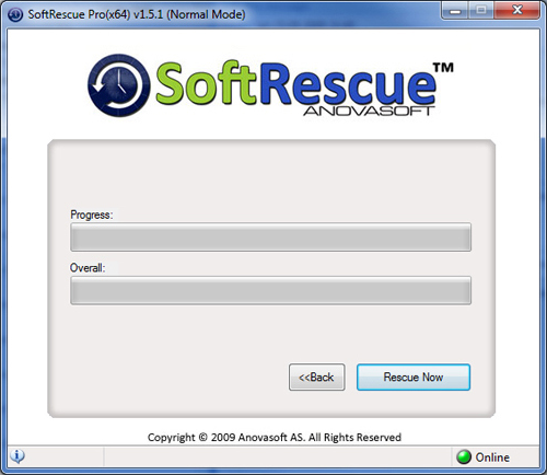 Security Software, SoftRescue Pro Edition Screenshot