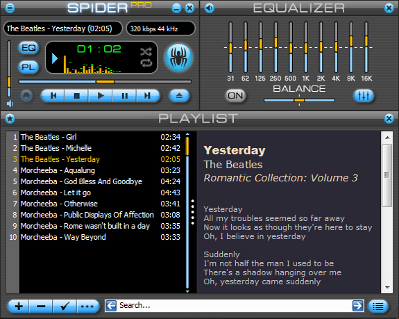 Spider Player PRO Screenshot