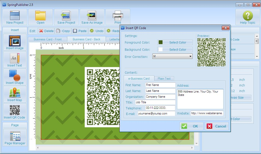 SpringPublisher Pro, Productivity Software Screenshot