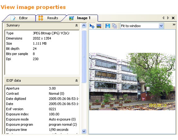 Database Software, SQL Image Viewer Screenshot