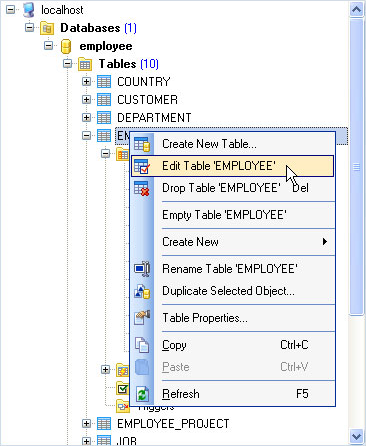 Database Management Software, SQLite Maestro Screenshot