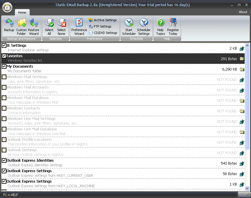Static Windows Live Mail Backup Backup Email Software for