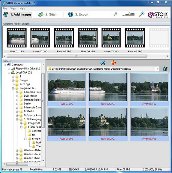STOIK PanoramaMaker Screenshot