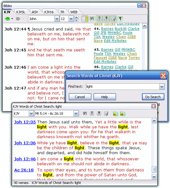 Reference Software, SwordSearcher Bible Software Screenshot