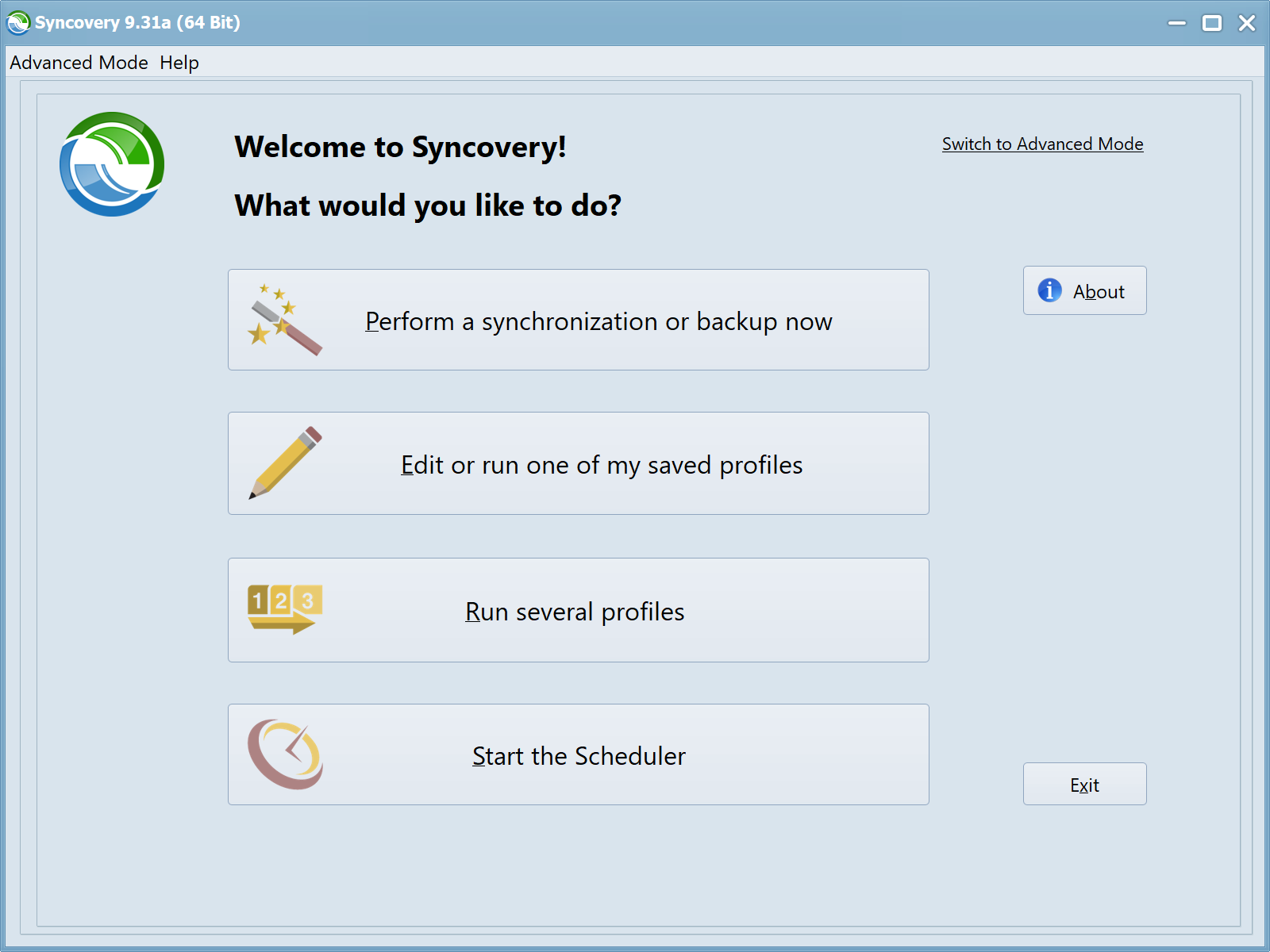 Syncovery Pro, Access Restriction Software Screenshot