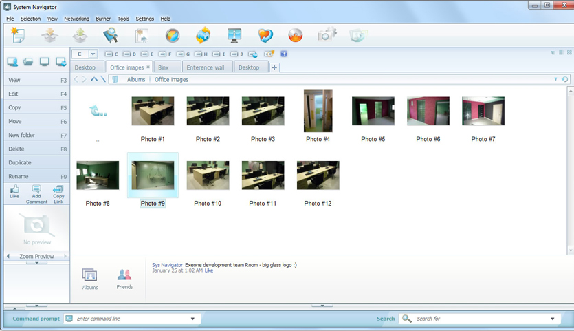 System Navigator 2014, File Management Software Screenshot