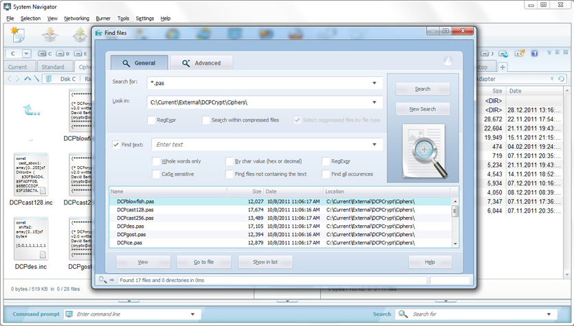 Software Utilities, System Navigator 2014 Screenshot