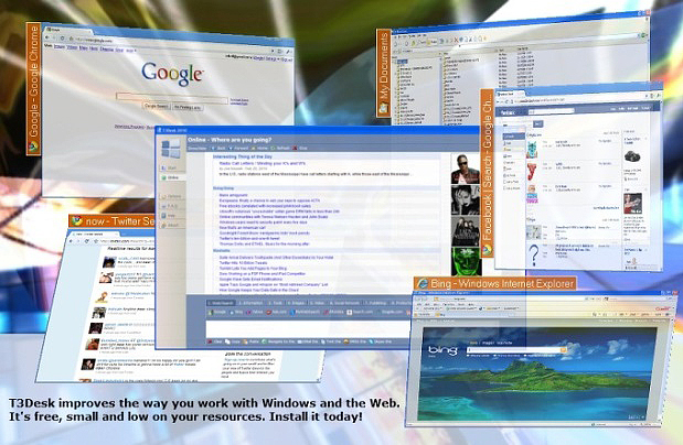 Productivity Software, T3Desk Screenshot