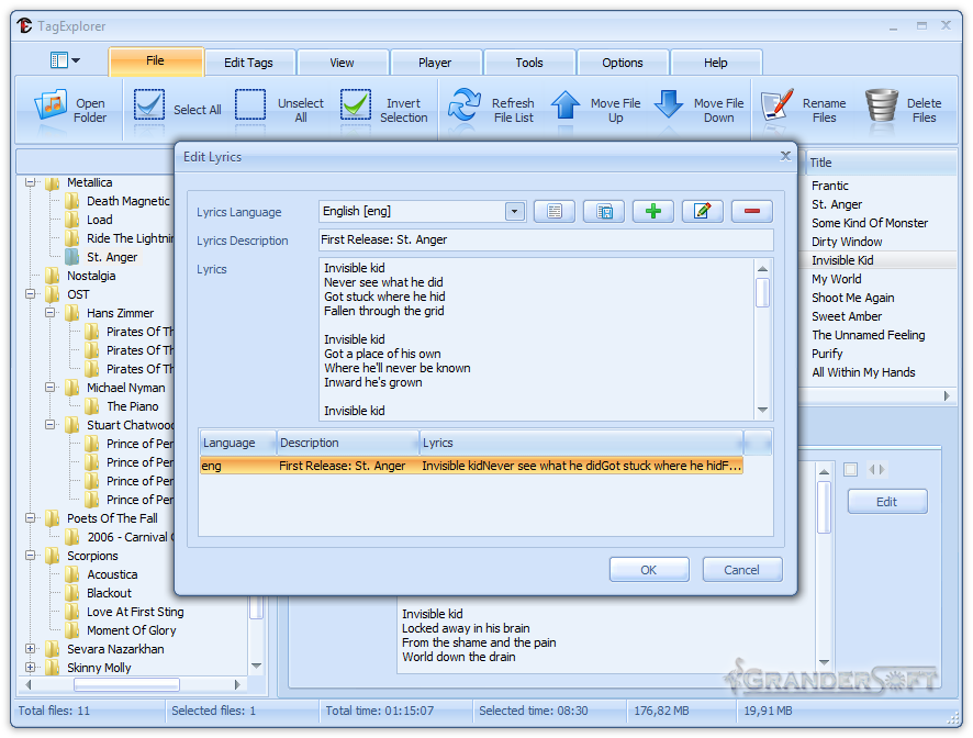 TagExplorer MP3 Tag Editing Software Discount Download for
