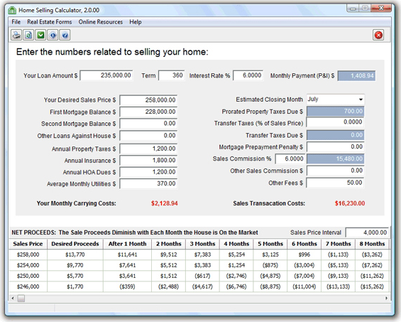 Finance Software Screenshot