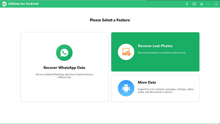 Tenorshare Android Data Recovery Screenshot
