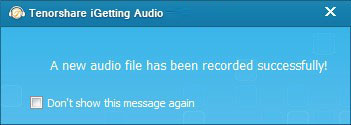 Audio Software, Tenorshare iGetting Audio Screenshot