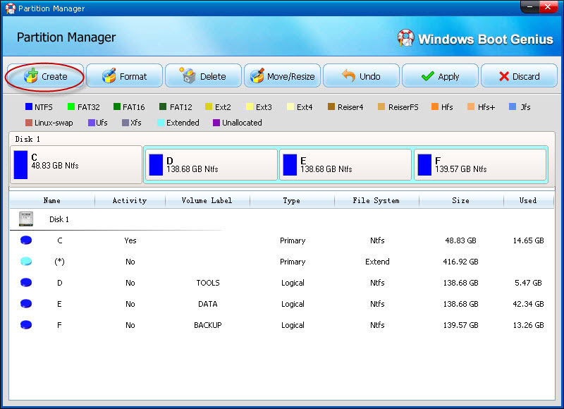 Software Utilities, Tenorshare Windows Boot Genius Screenshot