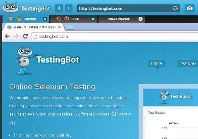TestingBot 1-month Screenshot